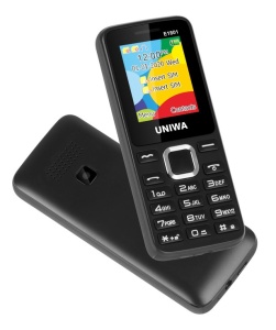 Купить Телефон UNIWA E1801 Dual SIM Black