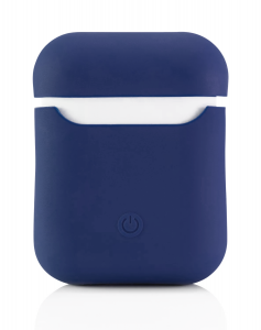 Купить Чехол AirPods Silicon Case - темно-синий