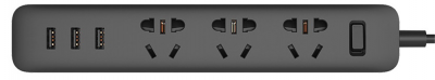 Купить Сетевой фильтр Xiaomi Mi Power Strip 3 Sockets (XMCXB01QM) Black