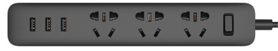 Xiaomi Mi Power Strip 3 Sockets (XMCXB01QM) Black