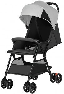 Купить Детская коляска Xiaomi Mibabe Qborn Easy Folding Stroller Gray (TQ02OS)