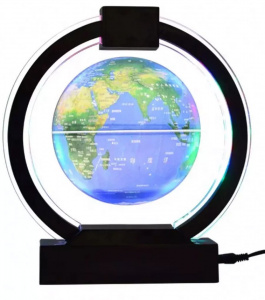 Купить Левитирующий глобус с подсветкой GLOBE Floating And Rotating In Midair Black