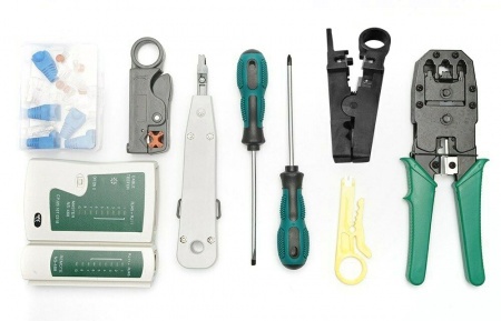 Купить Набор инструмента для работы с витой парой CARCAM NCT01