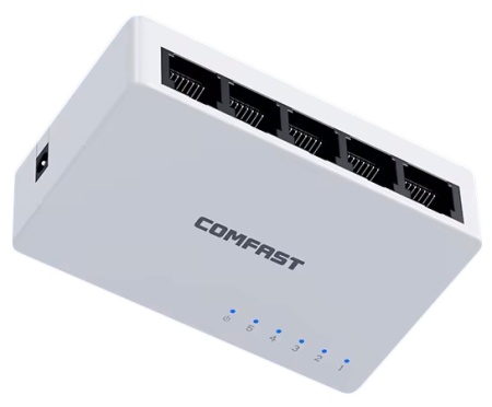 Купить COMFAST Five-Port 1000Mbps Switch (CF-SG53 EU)
