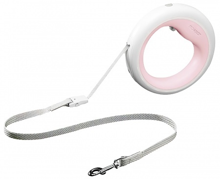 Купить Умный поводок для собак Xiaomi Moestar UFO Retractable Leash 2 Pink (3м) (MS0030002)