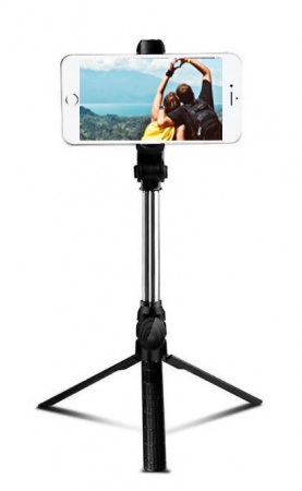 Selfie Stick Tripod Bluetooth XT-10P Black