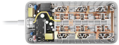 Купить Удлинитель Xiaomi Mi Power Strip Sockets (6 розеток+ 3 USB порта)