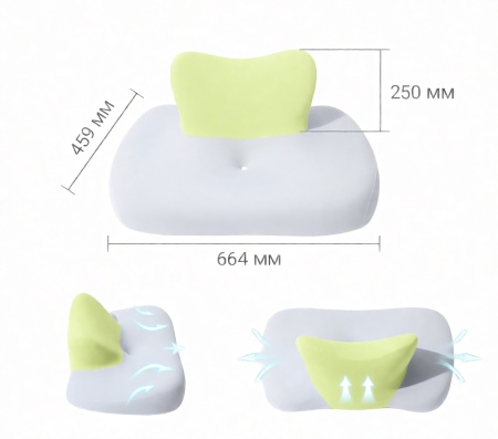 Купить SenCiciMen Orthopedic Pillow BC092 Yellow