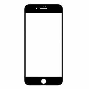 Купить Защитное стекло для iPhone 7 Plus / 8 Plus 5D 0.3mm без упаковки чёрный