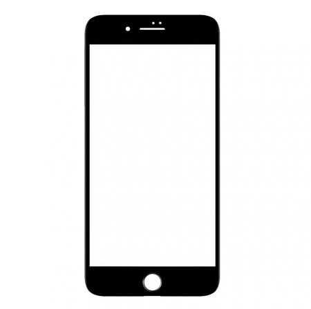 Купить Защитное стекло для iPhone 7 Plus / 8 Plus 5D 0.3mm без упаковки чёрный