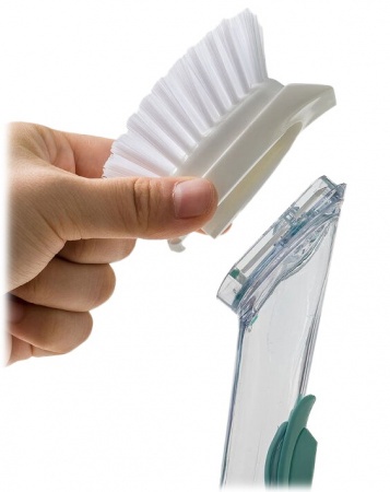 Купить Щетка для мытья посуды с дозатором Xiaomi Automatic Liquid Adding Pot Brush 44ml White