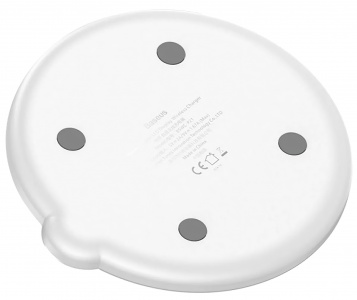 Купить Беспроводное зарядное устройство  Baseus Digtal LED Display Wireless Charger, White (WXSX-02)
