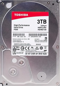 Купить Жесткий диск Toshiba P300 HDWD130UZSVA, 3ТБ, HDD, SATA III, 3.5"