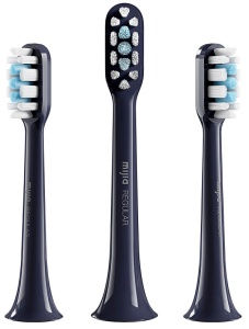 Купить Насадки для зубной щетки Xiaomi Mijia Sonic Electric Toothbrash Heads (Standard) 3-Pack (MBS303) Blue-Black
