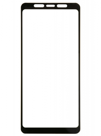 Купить Защитное стекло для Samsung J4 Plus (2018) с рамкой 9H Full Glue без упаковки