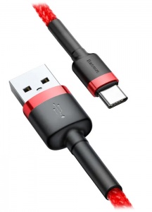 Купить Кабель Baseus Cafule Lightning 2m Red (CALKLF-C09)