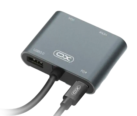 Купить Конвертер XO Type-C to HDMI+VGA Converter (XO-HUB001)