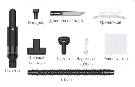 Купить Портативный пылесос Xiaomi CleanFly H2 Portable Vacuum Cleaner  (FV2S) Black