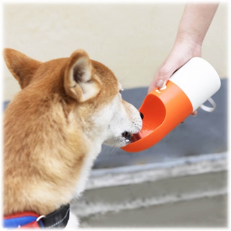 Купить Поилка Xiaomi Moestar Rocket Portable Pet Cup Orange T 310ml