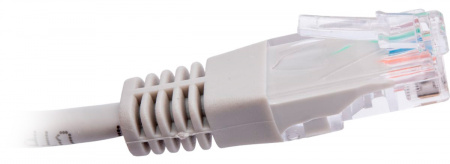 Купить Патч-корд UTP 5e кат. литой 1 м СЕРЫЙ REXANT (18-1002)