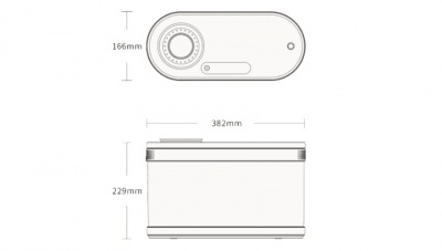 Купить Аква-ферма Xiaomi Descriptive Geometry Amphibious Fish Tank (HF-JHYGQC 001)  White