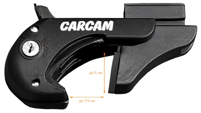 Купить Багажник на рейлинги CARCAM ROOF RAIL 1350 мм 3 поперечины (CC8706) Silver
