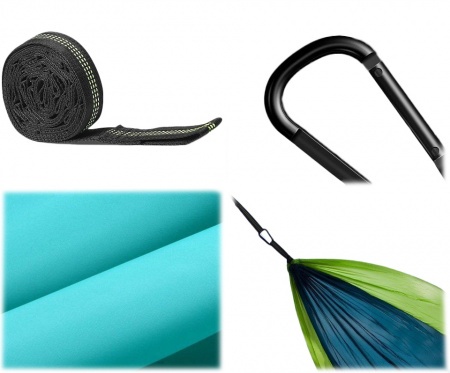 Купить Гамак Xiaomi ZaoFeng Parachute Cloth Blue and Green (HW070101)