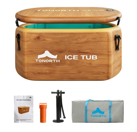 Купить Надувная ледяная ванна Tonorth Inflatable Ice Tub 152x76x67cm 522L (TS-MCP03) Wood