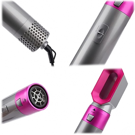 Купить Стайлер для волос Xiaomi SenCiciMen Hot Air Styler Fuchsia (5 насадок)