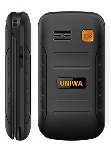 UNIWA V909T Flip Phone Gray