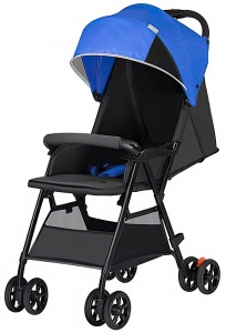 Купить Детская коляска Xiaomi Mibabe Qborn Easy Folding Stroller Blue (TQ02OS)