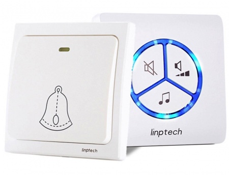 Купить Дверной звонок Xiaomi Linptech Self Powered Wireless Doorbell G1 