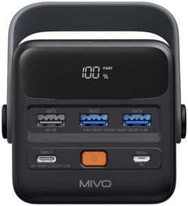Купить Внешний аккумулятор с фонариком Mivo MB-500Q Powerbank 50000 Mah 22.5W