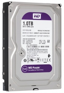 Купить Жесткий диск WD Purple WD10EJRX, 1ТБ, HDD, SATA III, 3.5"