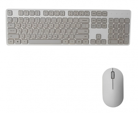 Купить Xiaomi Mi Wireless Keyboard and Mouse Set 2 (WXJS02YM) White