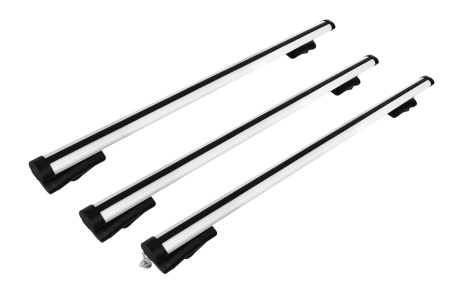 Купить Багажник на рейлинги CARCAM RAIL 8102C+B1 1200 мм 3 поперечины