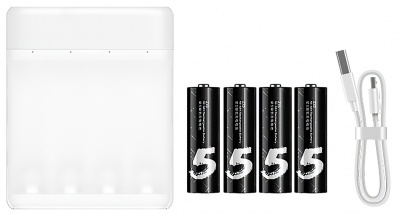 Купить Зарядное устройство Xiaomi ZMI PB401 AA/AAA Battery Charger White (4шт AA Z15)