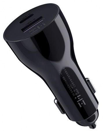 Купить Автомобильное зарядное устроство Xiaomi ZMI Metal Car Charger 45W Dual Port USB/Type-C (AP721)