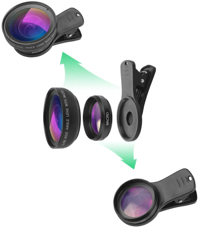 Купить Apexel Wide Angle and Macro Detachable Lens (0.45WM)