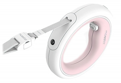 Купить Умный поводок для собак Xiaomi Moestar UFO Retractable Leash 2 Pink (3м) (MS0030002)
