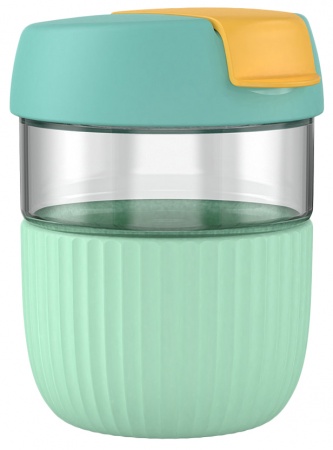Купить Стакан-непроливайка Xiaomi Kiss Kiss Fish Rainbow Cup Green (G-U35C)
