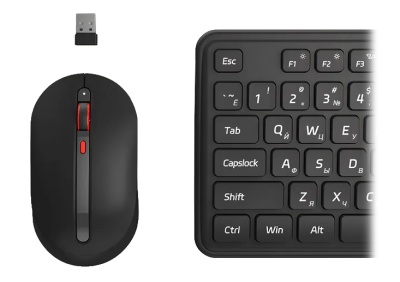 Купить Xiaomi MIIIW Wireless Quiet Keyboard and Mouse Combo Gen 3 (MW24PB03) Black