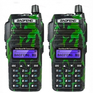 Купить Комплект раций Baofeng UV-82 Camouflage 2 шт.