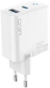 Купить Сетевое зарядное устройство Mivo MP-650Q Quick Charger 65W GaN