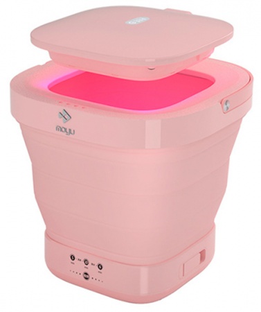 Купить Складная стиральная машина Xiaomi Moyu Foldable Washing Machine Pink (XPB08-F1)