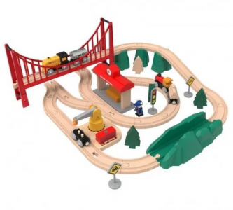 Купить Детская железная дорога Xiaomi Mitu Track Building Block Electric Train Set