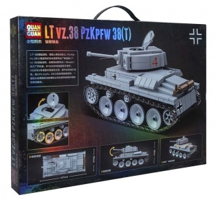 Купить Конструктор Танк Quan Guan LT vz.38 PZKPFW 38 (T) (535 детали)