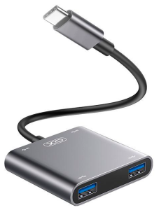 Купить USB Хаб XO USB Splitter 4-Port HUB Docking Station Hub (XO-HUB012B)