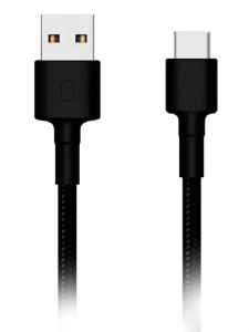 Xiaomi Mi USB/Type-C Braided Cable 1m (SJX10ZM) Black