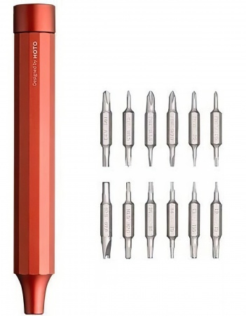 Купить Отвертка Xiaomi Hoto Precision Screwdriver Kit 24 in 1 Red (QWLSD004)